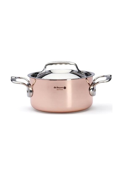 De Buyer Prima Matera Bakır Tencere 16 Cm - Copper