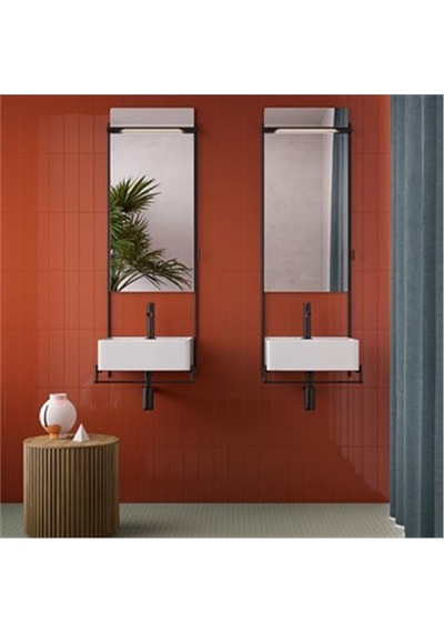 VitrA 7.5x30 Mode Fon Lava Kırmızı Parlak Duvar Karosu K948405sr001vte0