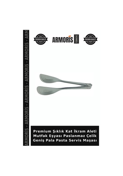 Premium Şıklık Kat İkram Aleti Mutfak Eşyası Paslanmaz Çelik Geniş Pala Pasta Servis Maşası