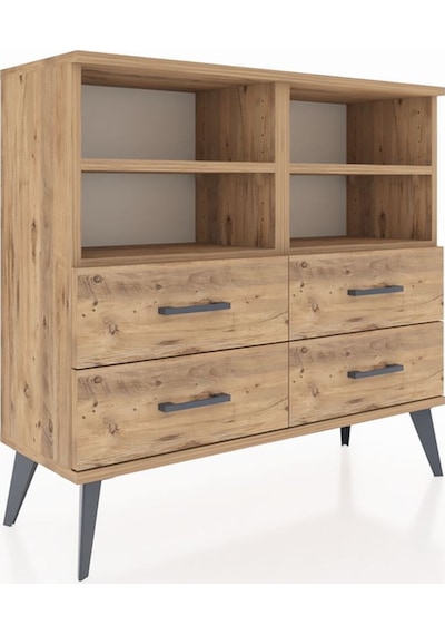 Arges Şifonyer 4 Raflı 4 Çekmeceli 88x30x80 Çam-çam Çam Arges Şifonyer 4 Raflı 4 Çekmeceli 88x30x80 Çam-çam Çam