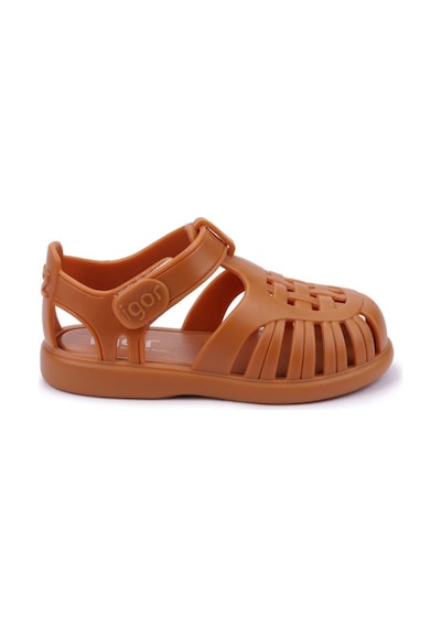 İgor S10271-215 Tobby Solıd Unisex Çocuk Sandalet Caramel 20-29 Turuncu