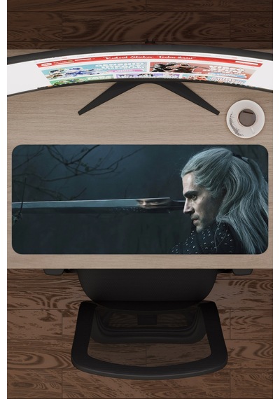 The Witcher 2 V1 70x30 Xl Gaming Kauçuk Kaymaz Taban Mouse Pad Fare Altlığı