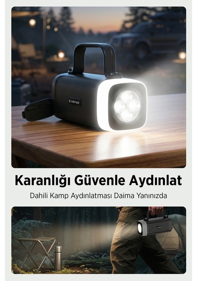 60.000 Mah Hızlı Kamp Outdoor 30w 22.5w Qc Dijital Göstergeli Led Fenerli Taşınabilir Şarj Cihazı