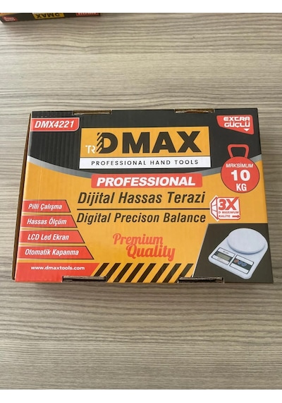 Dijital Hassas Terazi Lcd Led Ekran Otomatik Kapanma Pilli Çalışma Hassas Ölçüm Kod :dmx4221 Beyaz
