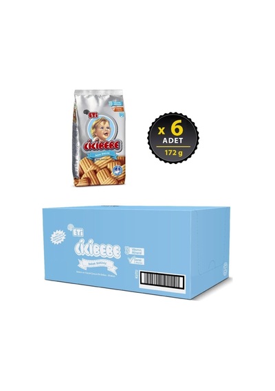 Eti Cicibebe Bisküvi 172 G X 6 Adet