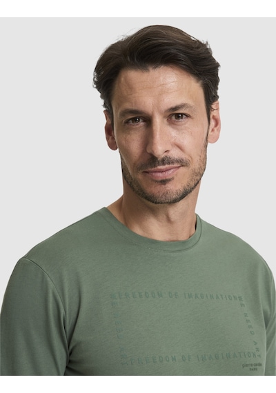 Pierre Cardin Erkek Haki Tişört 50327871-vr027