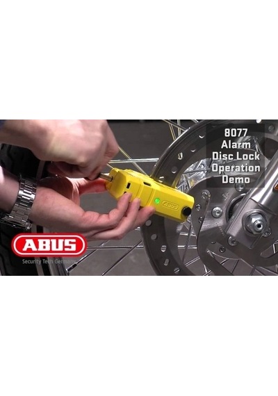 Abus 8077 2.0 Granti Detecto Xplus Balck Alarmlı Disk Kilidi