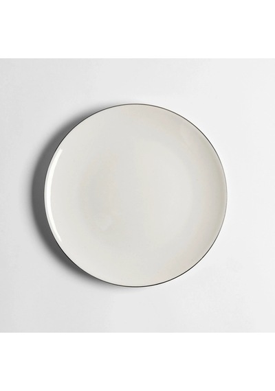 Elias Platin Pasta Tabağı 19 Cm Beyaz