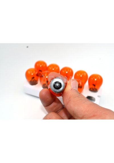 10 Adet 12v 21w 93 Turuncu Amber Sinyal Ampulü 10x Py21w