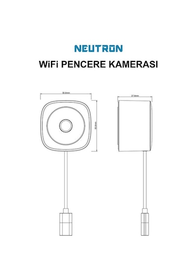 Neutron Ntl-ıp15gs-3mp Full Hd Gece Görüşlü Wi-fi Pencere Kamerası