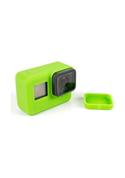 Ayrex Hero 5 Uyumlu Silikon Lens Ve Koruyucu Kılıf Pembe
