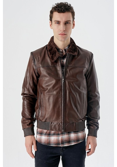 İmza Koyu Kahverengi Gömlek Yaka Hakiki Deri Comfort Fit Rahat Kesim Casual Mont 1038235208-koyu Kahverengi Koyu Kahverengi İmza Koyu Kahverengi Gömlek Yaka Hakiki Deri Comfort Fit Rahat Kesim Casual Mont 1038235208-koyu Kahverengi Koyu Kahverengi