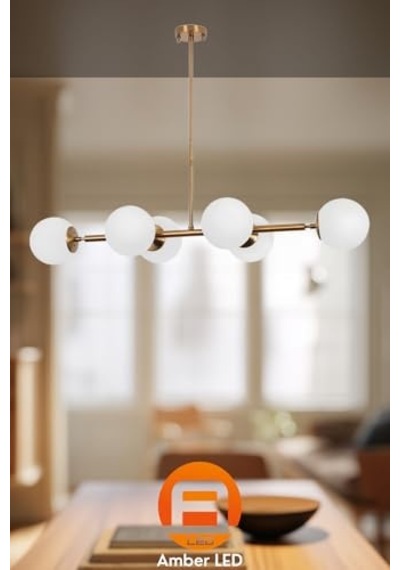 Eskitme Kaplama Modern Avize E14 Metal Cam 80x22cm Diğer