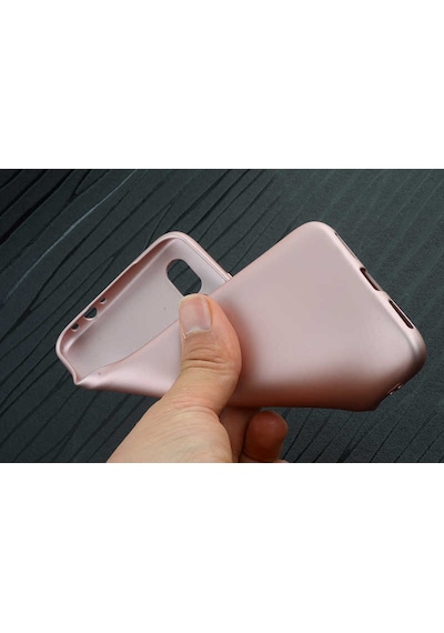 Noktaks - Redmi 7 Uyumlu - Kılıf Mat Soft Esnek Premier Silikon Kapak - T9901 - Saks Mavi Saks Mavi