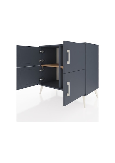 Hyperion Şifonyer 2 Raflı 4 Kapaklı 88x44x80 Antrasit-antrasit/çam Antrasit/çam Hyperion Şifonyer 2 Raflı 4 Kapaklı 88x44x80 Antrasit-antrasit/çam Antrasit/çam