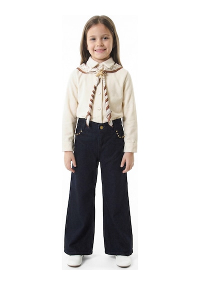 Xo Kids Kız Çocuk 3lu Alt Üst Takım 7-14 Yaş 3904-4904 Bej