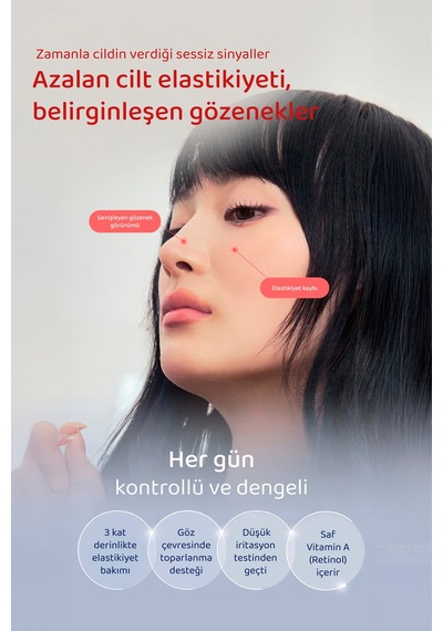 Retinol Ve Bakuchiol İçeren Kırışıklık Ve Leke Serumu Retinol Shot 500 Iu Serum