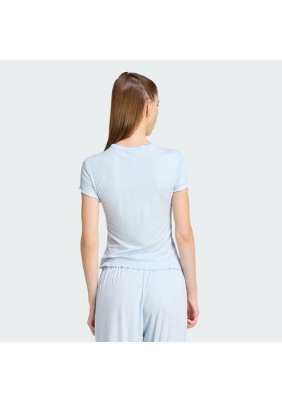 Adidas Essentials Scalloped Edge Baby Kadın Tişört C-adıke1108b30a00 Mavi