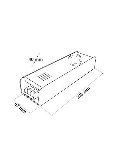 Smps My-360-12 12V 30A Dar Kasa Myr Led Güç Kaynağı