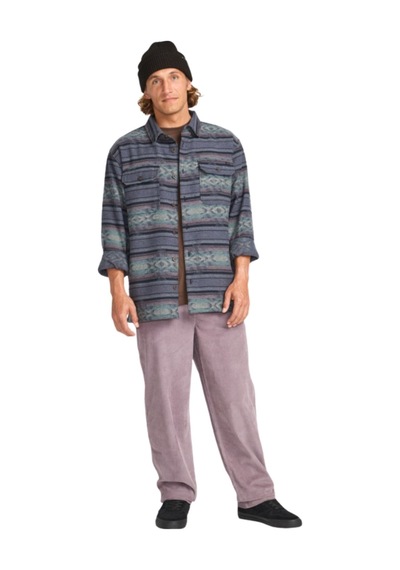 Bıllabong Billabong Offshore Jacquard Flannel Erkek Mavi Gömlek 4882 Mavi