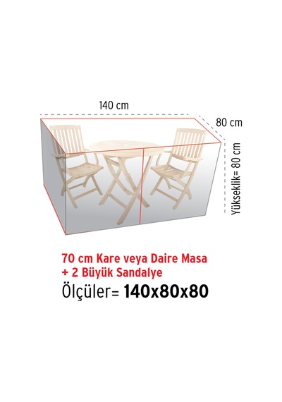 Homaks Mobilya Koruma Örtüsü 140X80 H 80