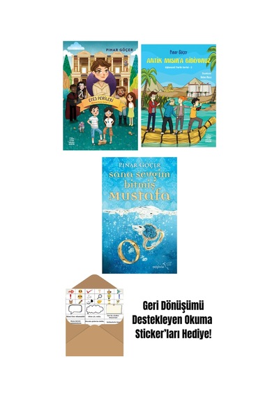 Efes Perileri Efsanevi Yerler Serisi 3 + Antik Mısır A Gidiyoruz Eğlenceli Tarih Serisi 2 + Sana Sevgim Bitmiş Mustafa