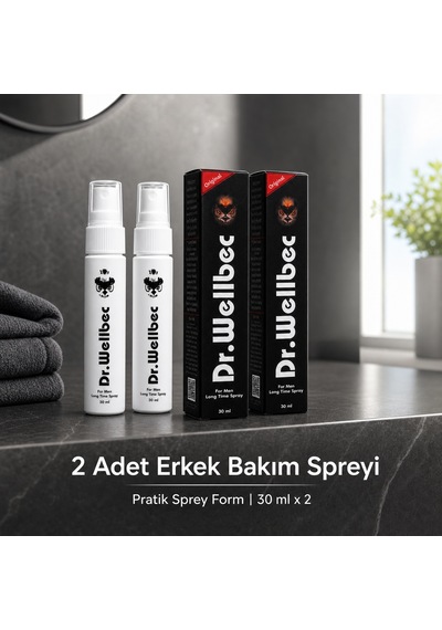 Dr. Wellbec Erkek Kişisel Bakım Spreyi 30 Ml 2 Adet