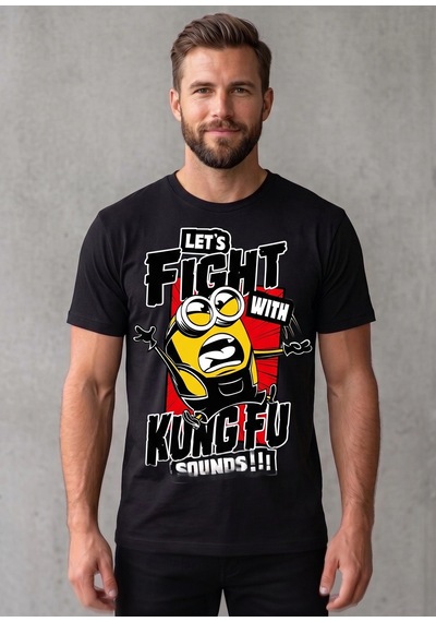 Minions Ütü İle Uygulanabilen Dtf Tekstil Baskı