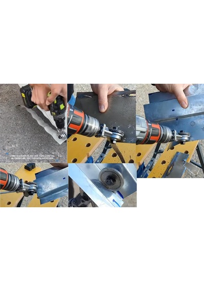 Kupa Tyson Metal Plaka Ve Sac Kesme Matkap Aparatı