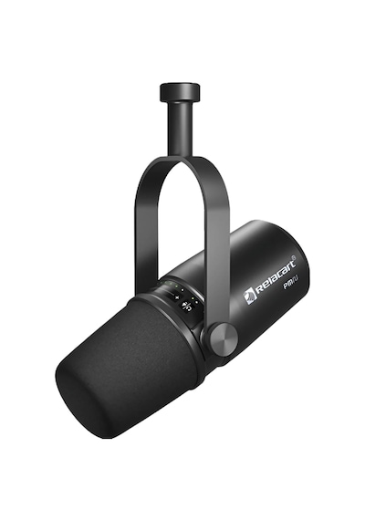 Relacart Pm2 Siyah Usb-c & Xlr Dinamik Podcast Mikrofonu