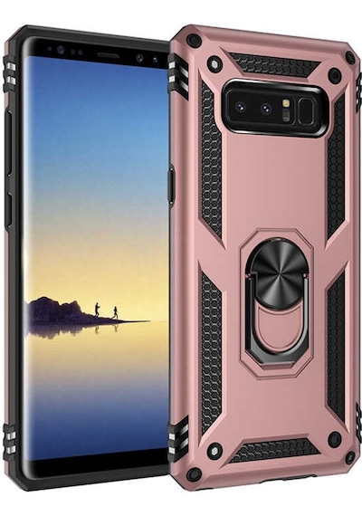 Galaxy Note 8 Kilif Zore Vega Yüzüklü Standli Zirh Kilif 556717743