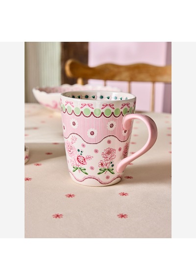 Pembe Stoneware Kupa 375 Ml