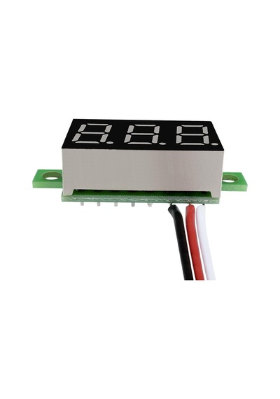 0.36 Inch Dc 4,2v-30v Dijital Voltmetre Kırmızı 3 Telli 0.36 Dc 0-30v Voltaj Besleme Güç Kaynağı