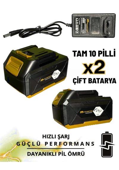 Schmıtzer Sch-2002t Pro 21v Brushless Motor Yüksek Basınçlı Şarjlı Oto Araba Yıkama Makinesi 3 Kademe Dijital Göstergeli 30