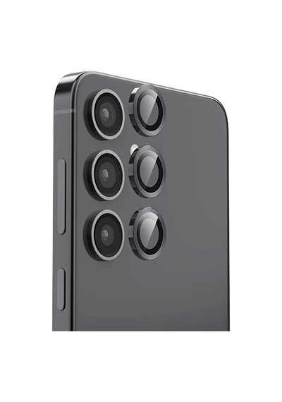 Samsung Galaxy Uyumlu S25 Plus Raze Metal Kamera Lens - Siyah -