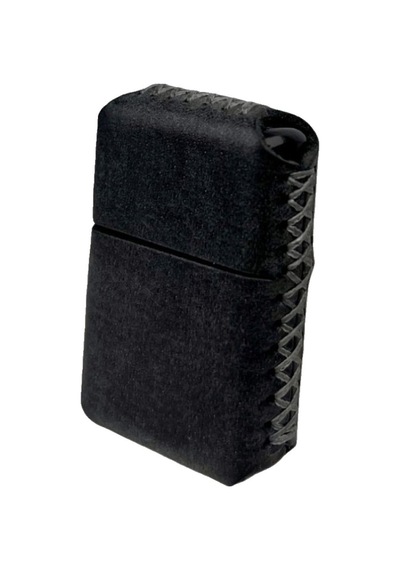Handmade El Yapımı Hakiki Deri Zippo Modeli Çakmak Antrasit