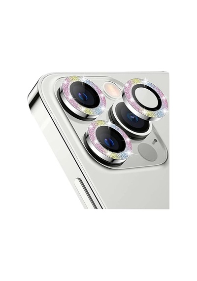 Ally Apple iPhone Uyumlu, 12 Pro Max 3d Metal Çerçeveli Kamera Lens Koruyucu- 5775