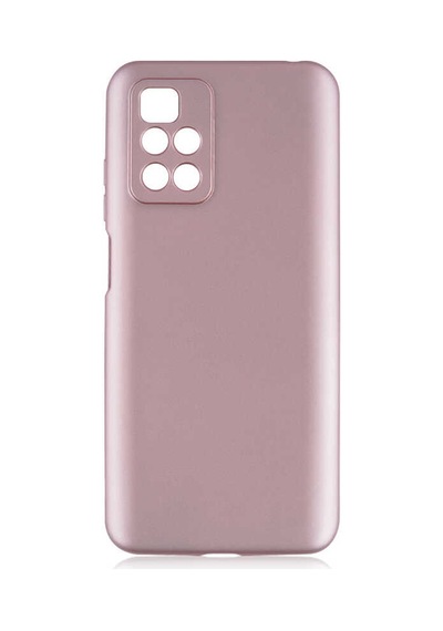 xiaomi Redmi 10 Kılıf Kamera Çıkıntılı Soft Silikon Rose Gold