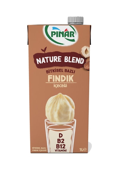 Pınar Nature Blend Bitkisel Bazlı Fındık İçeceği 1 Lt X 6 Adet