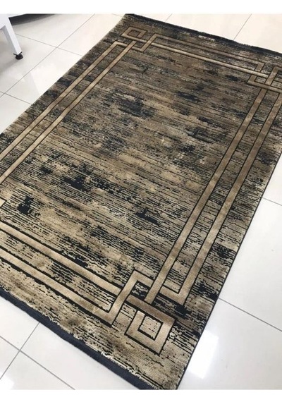 Merinos Halı Bamboo Lavi 34666 975 Serisi Bambu İplik Salon Oturma Odası Halısı Gold