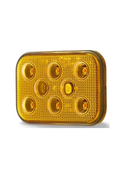 Sbdf6y 10v-30v Dikdörtgen Sarı Led Lamba Off Road , Tekne , Karavan , Kamp