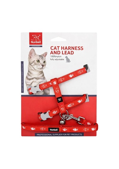 Nunbell Kedi Gögüs Tasması Pati Desenli
