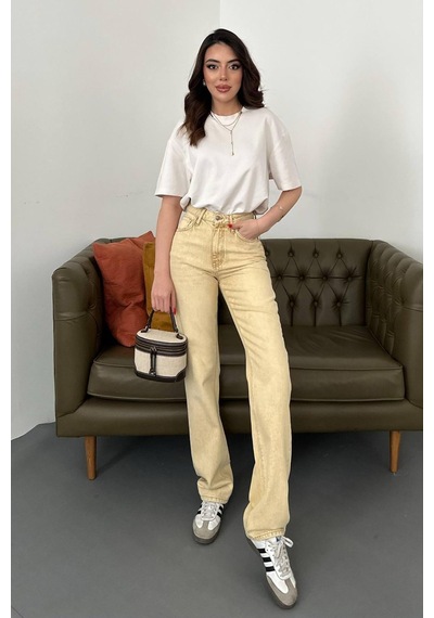 Alemdarshop Hardal Straightmania Jeans Pantolon