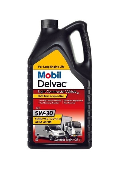 Mobil Delvac Lcv F 5W-30 Hafif Ticari Araçlara Özel Sentetik Motor Yağı 7 L