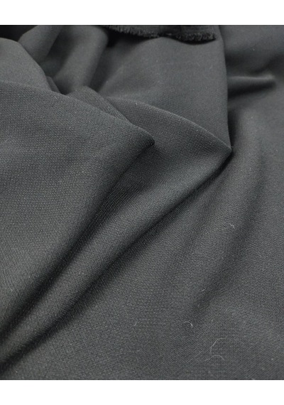 Siyah Renkte Krep Kumaş En 140 Cm X Boy 260 Cm -9613 Renkli