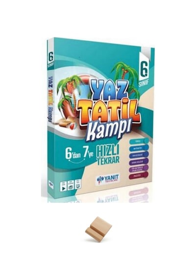 Günay Yanıt Yayınları Lgs 7'den 8'e Geçenler İçin Yaz Tatil Kitabı + Telefon Standı
