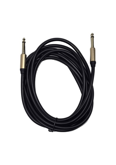 3 Metre 6.35 Mm To 6.35 Mm Ses Kablosu - Stereo Çivi Jak Enstrüman Ve Amfi Bağlantı Kablosu