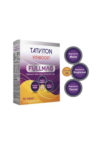 Tatviton Vitaboost Fullmag 30 Tablet