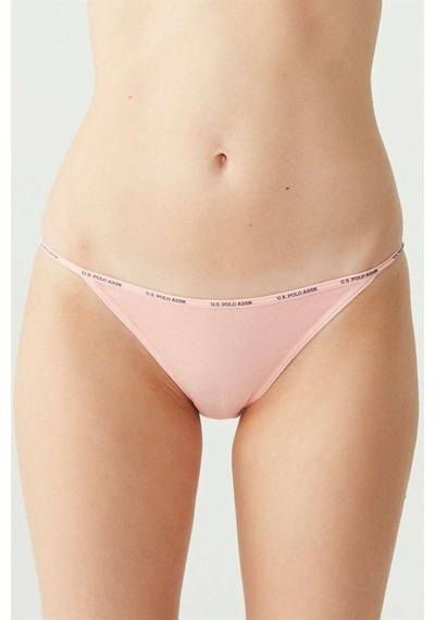 U.S. Polo Assn. Kadın Çok Renkli 5 Li Tanga Slip 67000 Çok Renkli