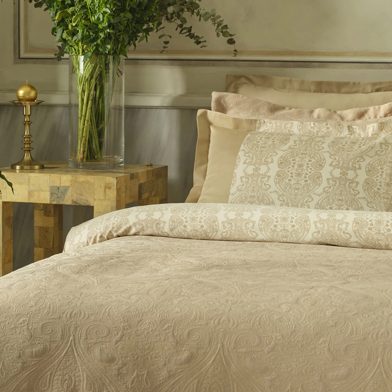 Karaca Home Maren Çift Kişilik Duet Set Bej Bej